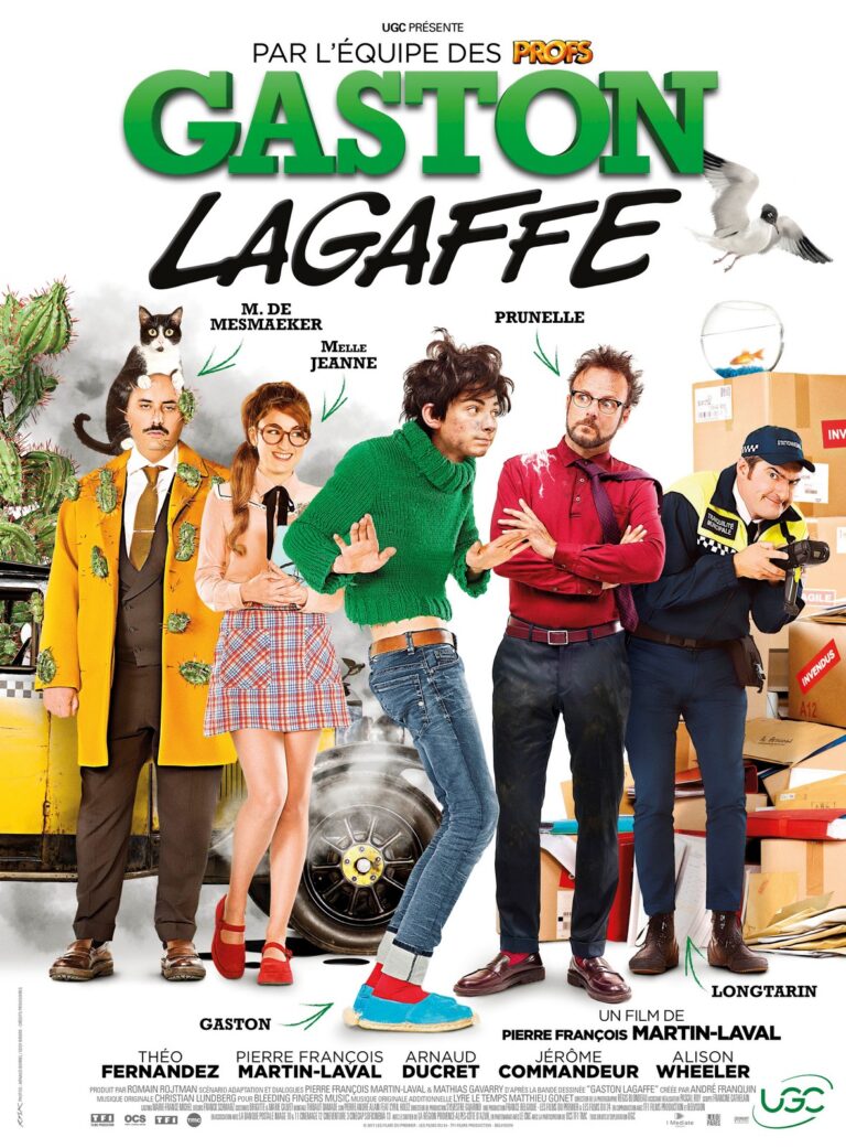 affiche du film gaston lagaffe
