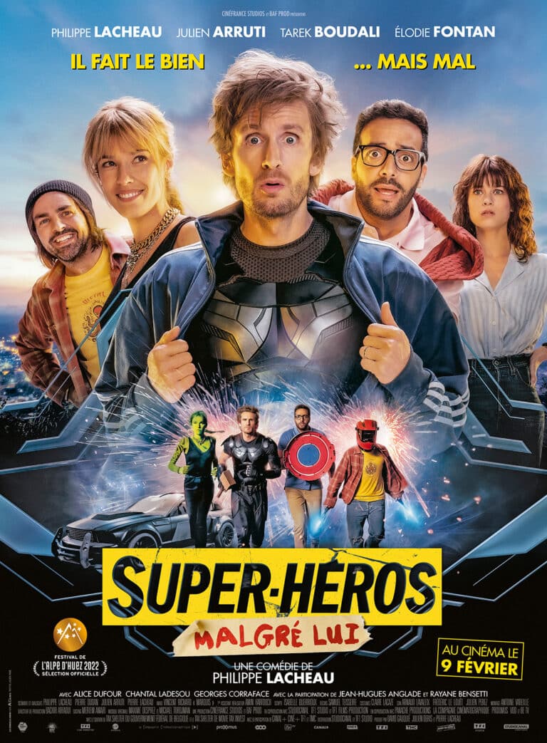 affiche du film super heros malgre lui